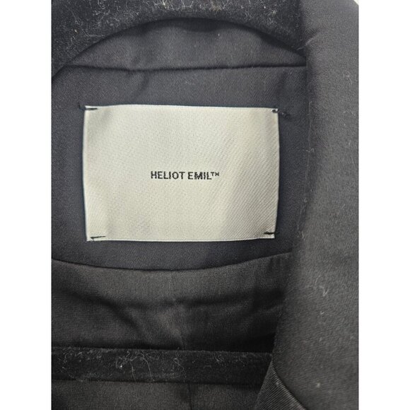 Heliot Emil Bondage Strap Blazer Mens S Black Jacket - Picture 6 of 15